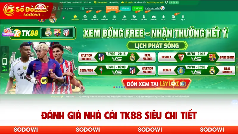 TK88 - Review Nhà Cái Cực Chi Tiết Đến Từ Chuyên Gia SODO 2 Đánh giá nhà cái TK88 siêu chi tiết